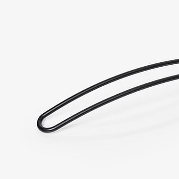 Corinne Hairpin Plain Black Matte