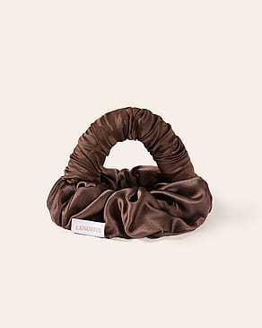 Lenoites BlowoutTie® in Mulberry Silk – Mini Mocha/Espresso