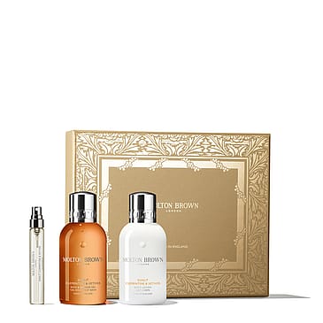 Molton Brown Sunlit Clementine & Vetiver Travel Lotion & Bath Gift Box