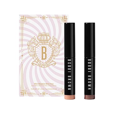 Bobbi Brown Mini Shadow Stick Duo Golden Pink / Dusty Mauve Gift Box