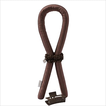 Lenoites Heatless Curls in Mulberry Silk Small Brown