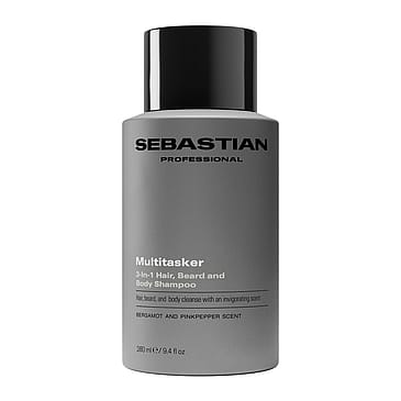 Sebastian Professional Multitasker for Men 3-in-1 Hair, Beard and Body Shampoo 280 ml