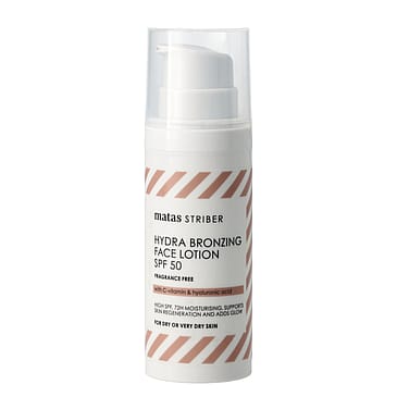 Matas Striber Hydra Bronzing Face Lotion SPF50 Fragrance Free