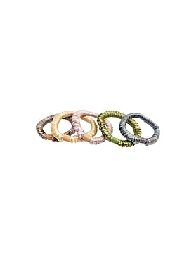 PIPOL'S BAZAAR Ruffle Satin Elastic Light Mix 5 pcs