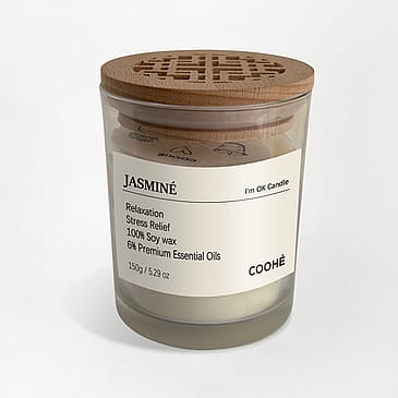 COOHÉ I'm Ok Soy Wax Aroma Candle Jasminé 1 pcs
