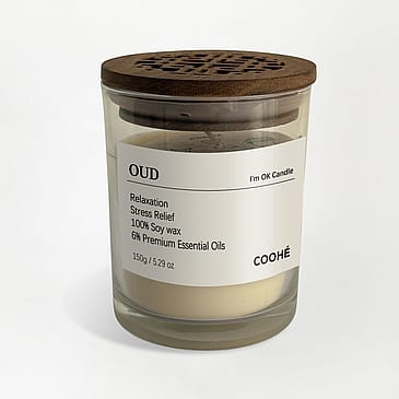 COOHÉ I'm Ok Soy Wax Aroma Candle Oud 1 pcs