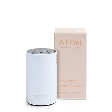 NEOM Wellbeing Wellbeing Pod Mini+ Waterless Essential Oil Diffuser in White NEOM Wellbeing Wellbeing Pod Mini+ Waterless Essential Oil Diffuser in White