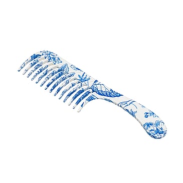 Denman Deluxe D28 Wide Tooth Detangling Comb Blue Belle