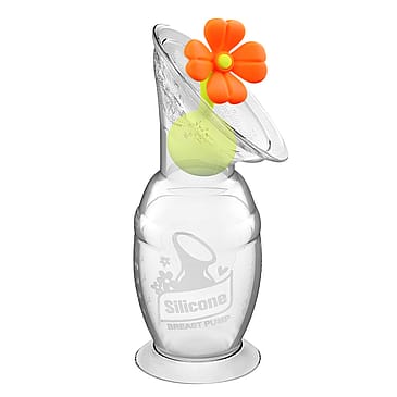 Haakaa Brystpumpe Orange 100 ml