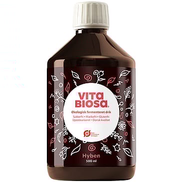 Vita Biosa Fermenteret Drik med Mælkesyrebakterier Hyben Ø 500 ml