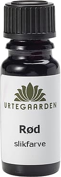 Urtegaarden Rød slikfarve 10 ml