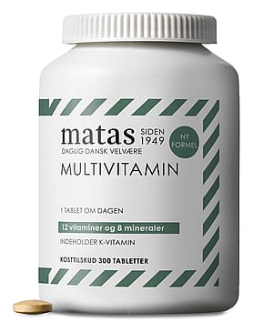 Matas Timms Køb Multivitamin Basis 300 tabl. fra Matas Striber - Matas