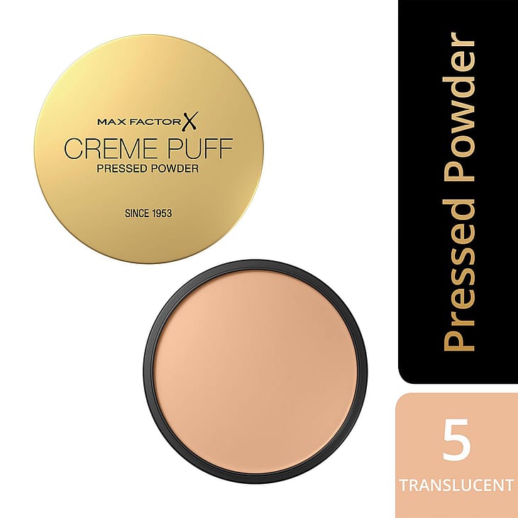 Creme Puff 05 Transparent – Puder Für Strahlenden Finish, Ohne Schwamm, Farbe 75 Golden