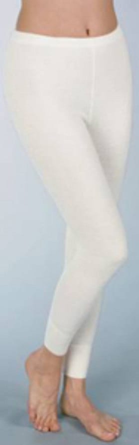 Peters Angora Damebenklæder Lange Natur M