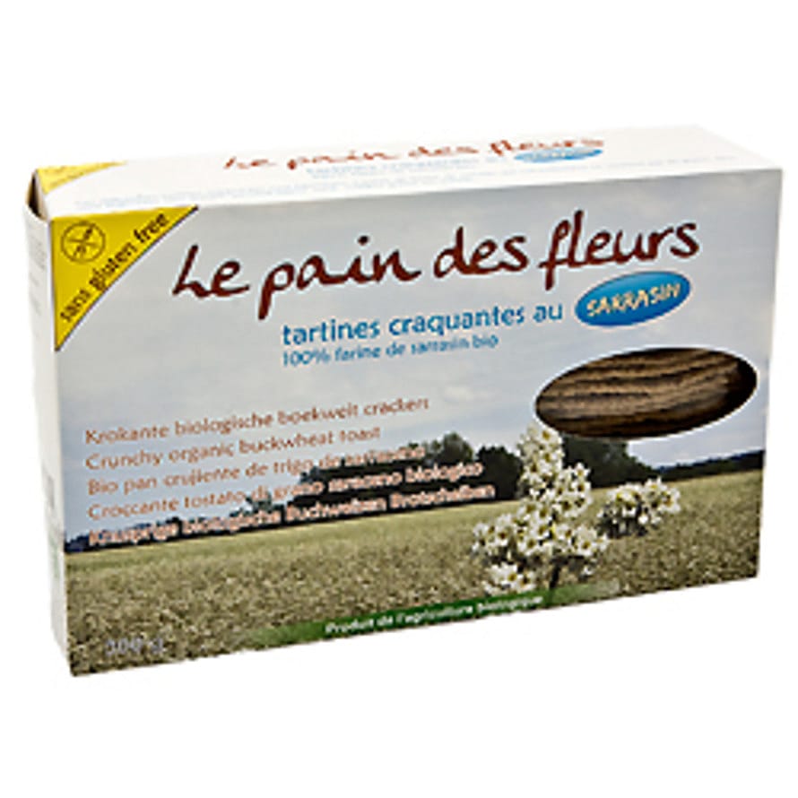 Le pain des fleurs Knækbrød boghvede glutenfri Ø 300 g