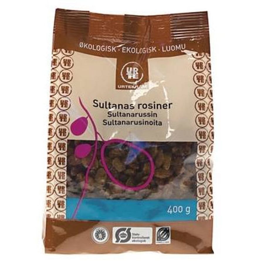 Urtekram Rosiner lyse sultanas Ø 400 g