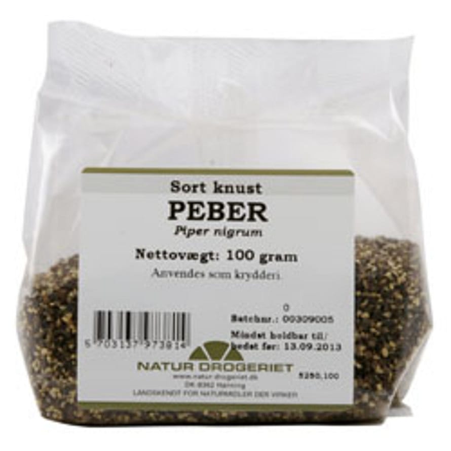 Natur Drogeriet Peber sort knust 100 g
