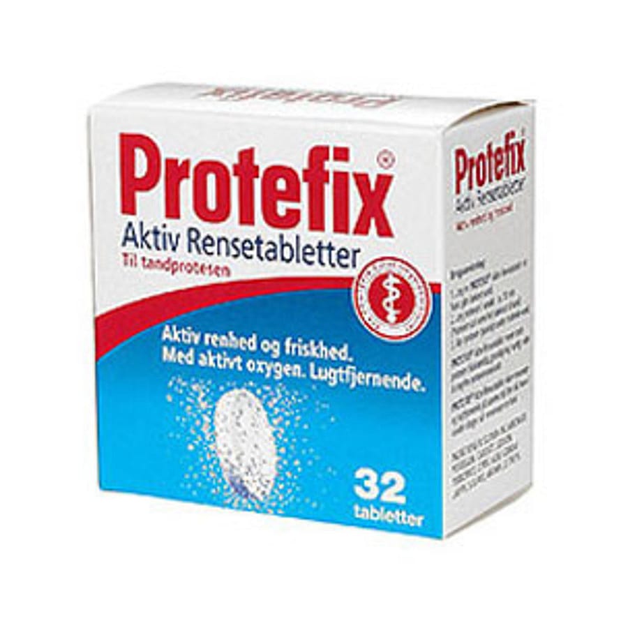 Protefix aktiv rensetabletter 32 tabl.