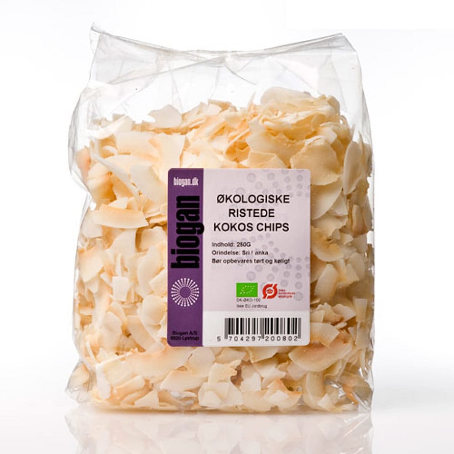 Biogan Kokoschips ristet  Ø 200 g