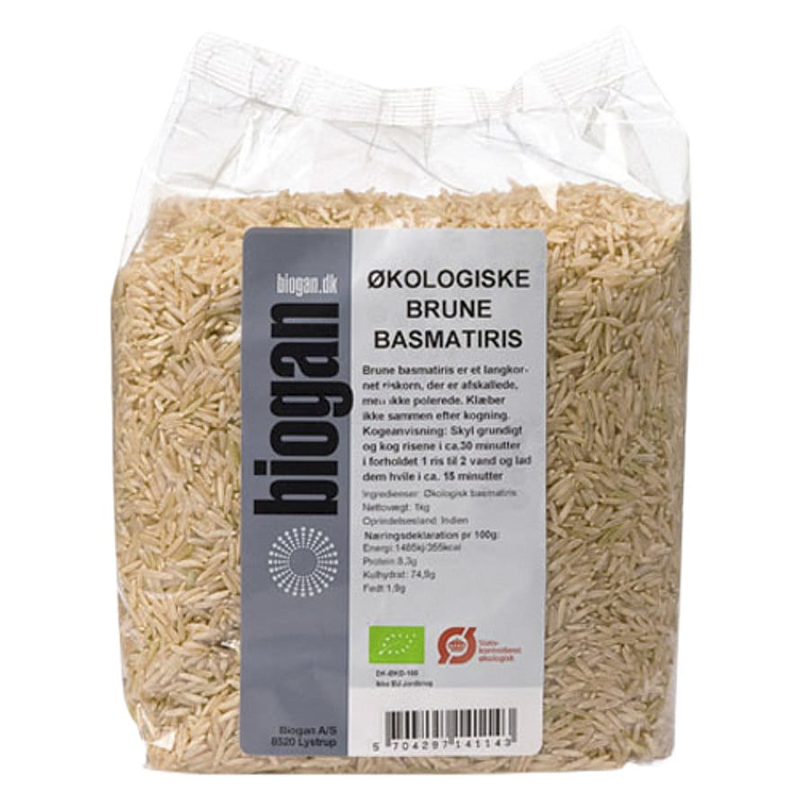 Biogan Basmatiris brune Ø 1 kg