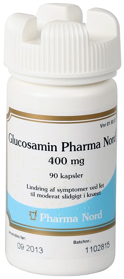 Glucosamin Pharma Nord 400 mg hårde kapsler 90 kaps.