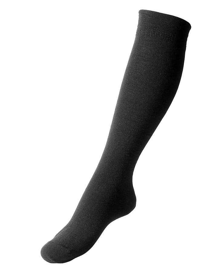 Matas Striber Uld/Bomulds Knæstrømper Sort 40-42