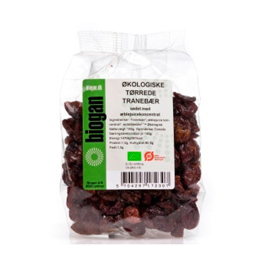 Biogan Tranebær sødet m. æblekoncentrat Ø 150 g