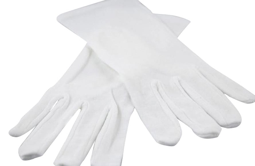Nygaard Bomuldshandsker Hvid Str. 9