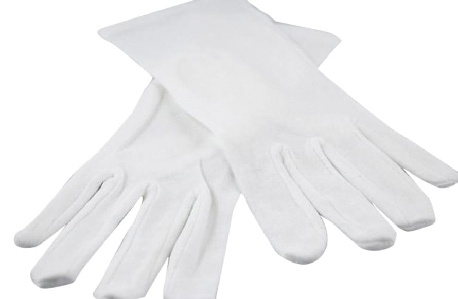 Nygaard Bomuldshandsker Hvid Str. 11