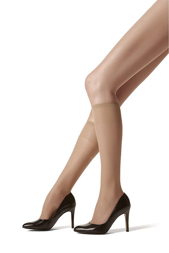 Matas Striber Knæstrømpe 2-pak Ambre 20 Den. Onesize