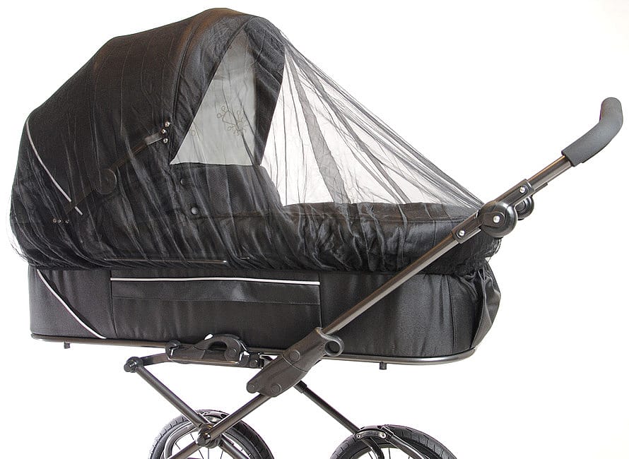 Basson Baby Myggenet til Barnevogn Sort