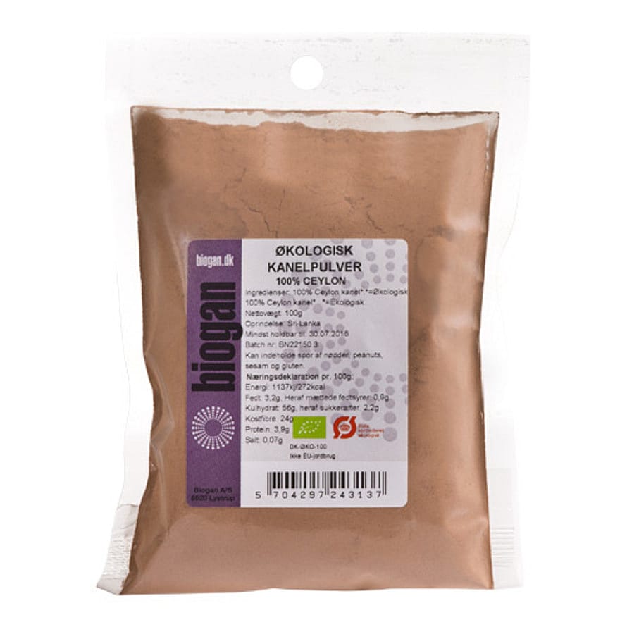 Biogan Kanelpulver ceylon 100% Ø 100 g