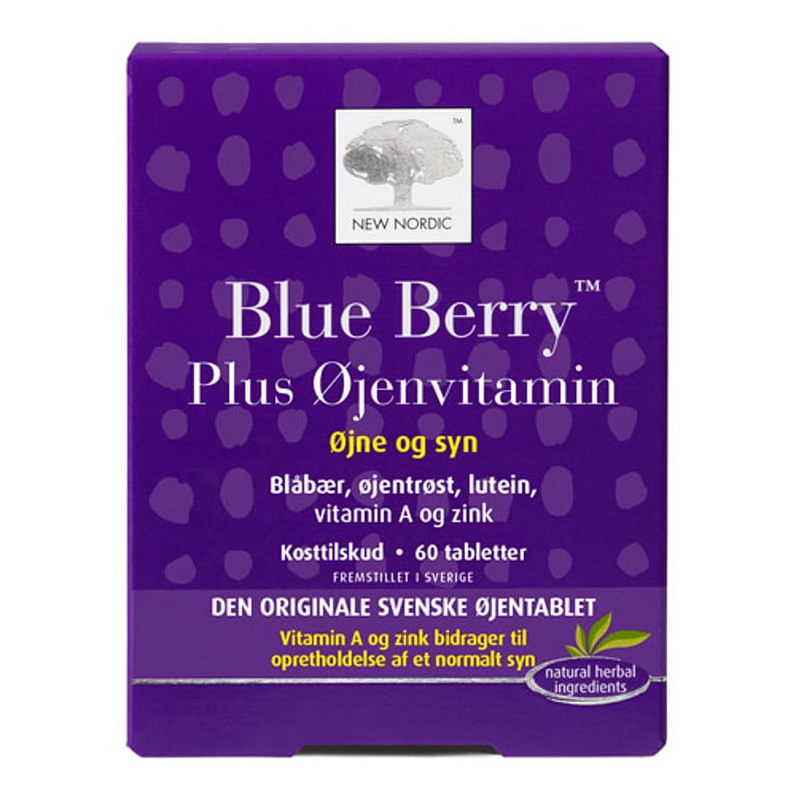 New Nordic Blue Berry Plus Øjenvitamin 60 tabl.
