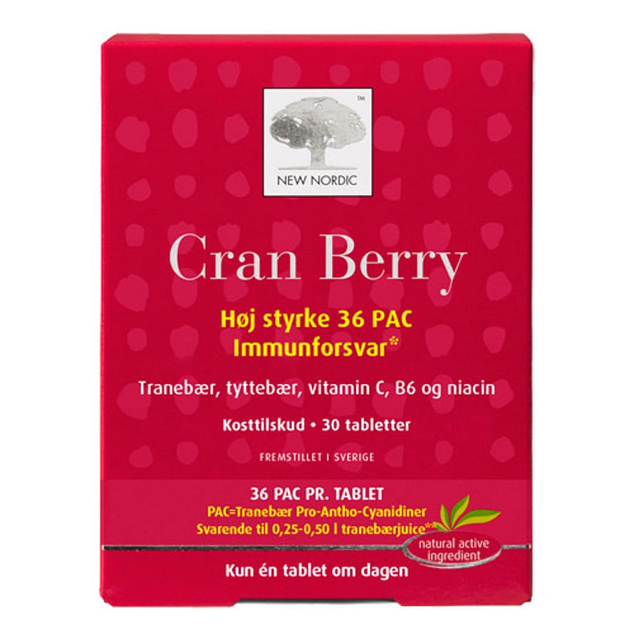 New Nordic Cran Berry 30 tabl.