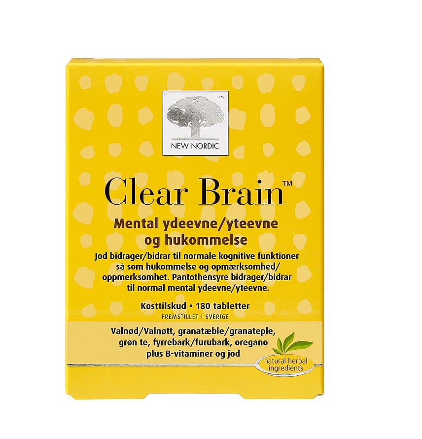 New Nordic Clear Brain 180 tabl.