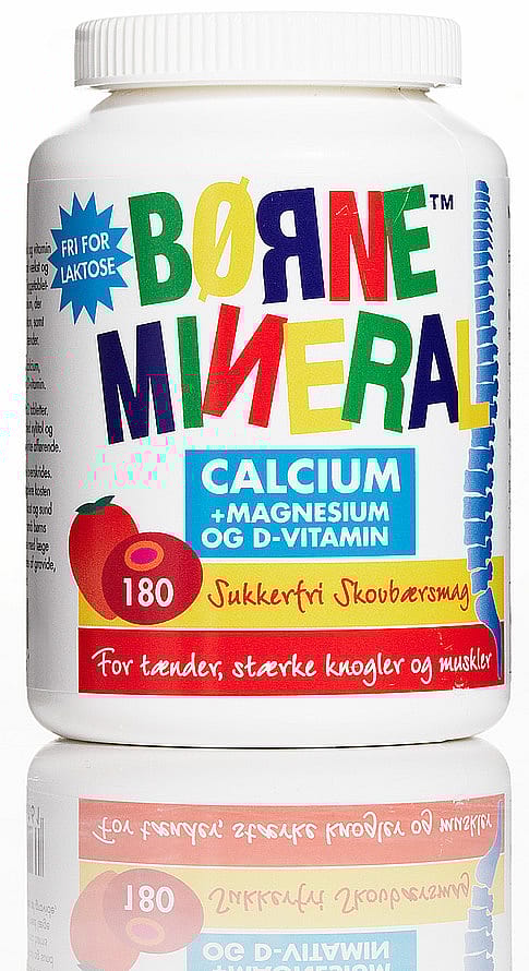 New Nordic Børnemineral med skovbær 180 tyggetabl.