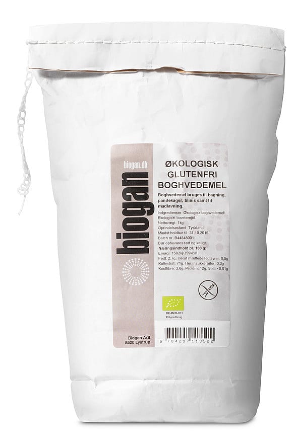 Biogan Boghvedemel glutenfri Ø 1 kg