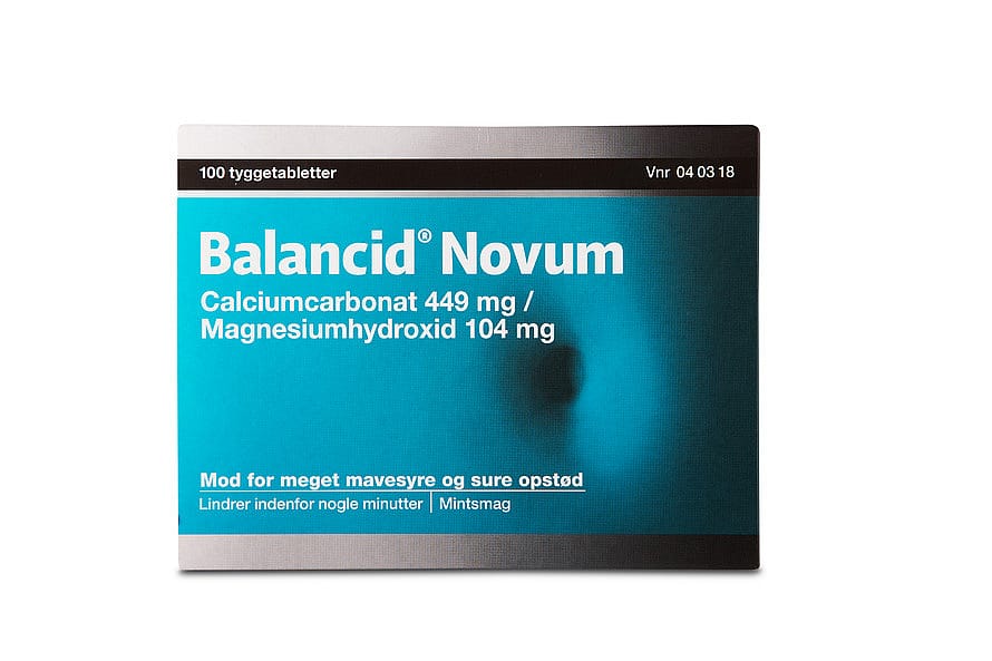 Balancid Novum Tyggetabletter 100 tabl.
