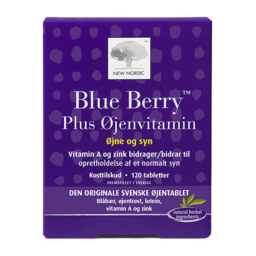 New Nordic Blue Berry Plus Øjenvitamin 120 tabl.