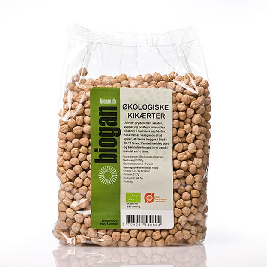 Biogan Kikærter Ø 1 kg