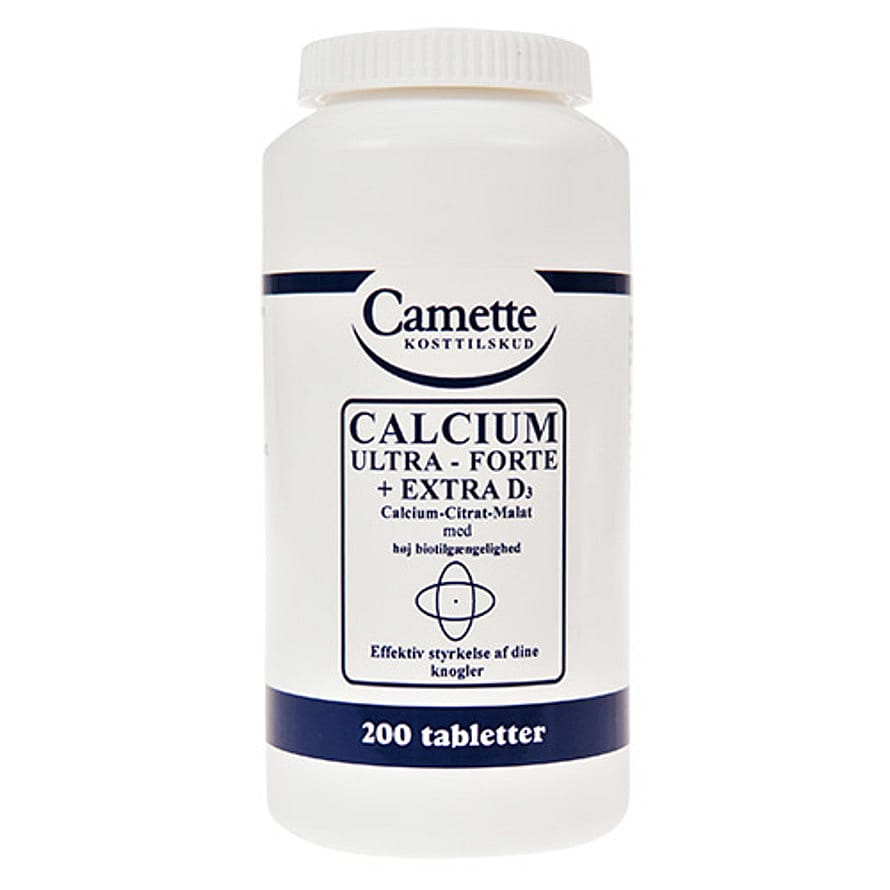 Camette Calcium ultra forte + ekstra D3 200 tabl.
