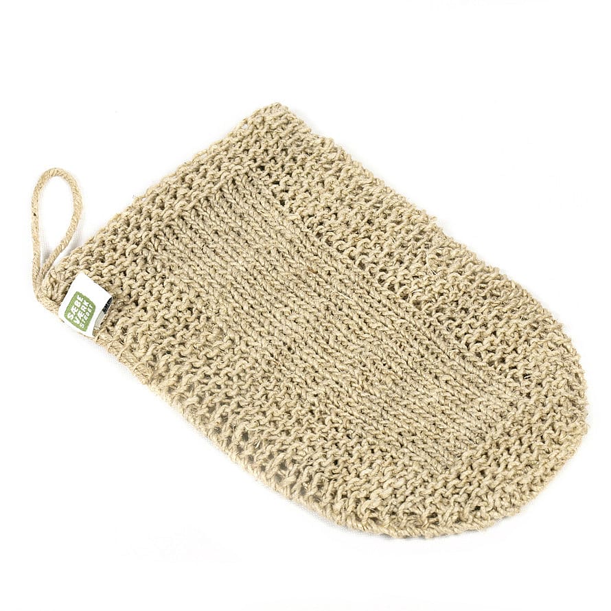 SÆBEVÆRKSTEDET Håndstrikket Hamphandske Fairtrade