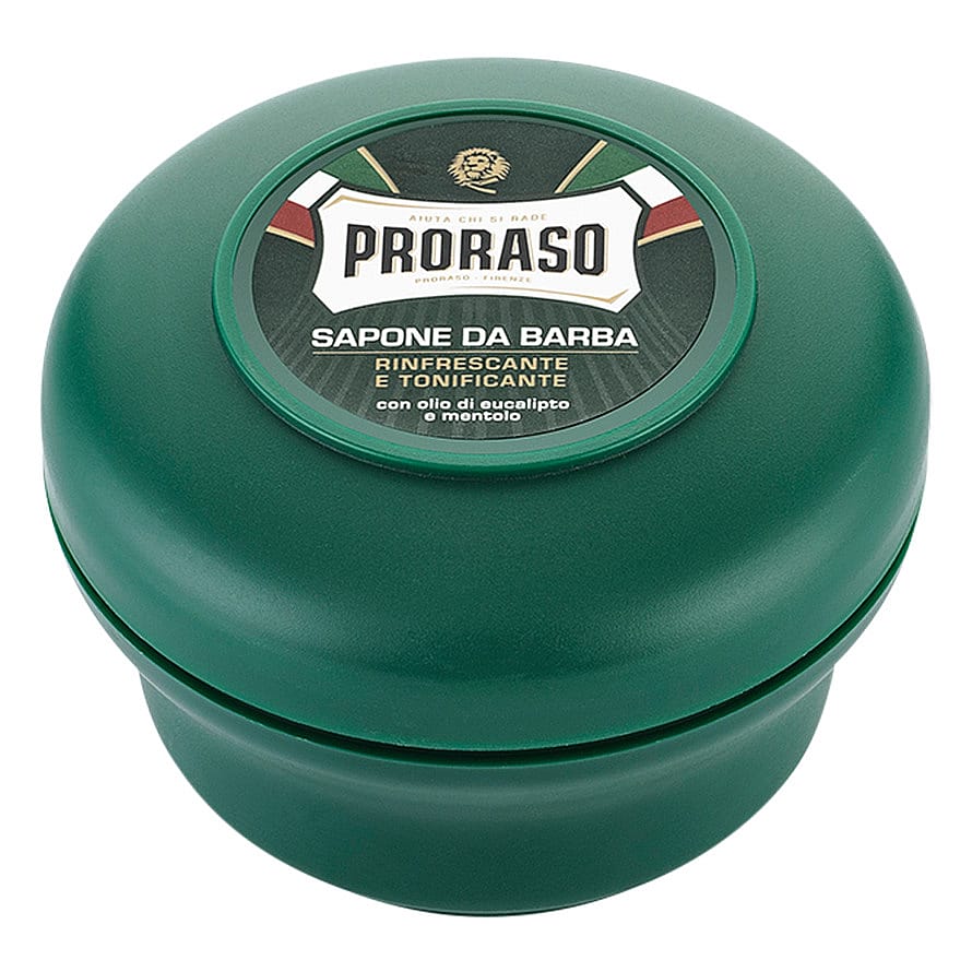 Proraso Barbersæbe i skål, Eucalyptus & Menthol, 1