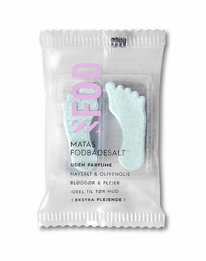 Matas Striber Fodbadesalt Ekstra Plejende Uden Parfume 2 x 10 g