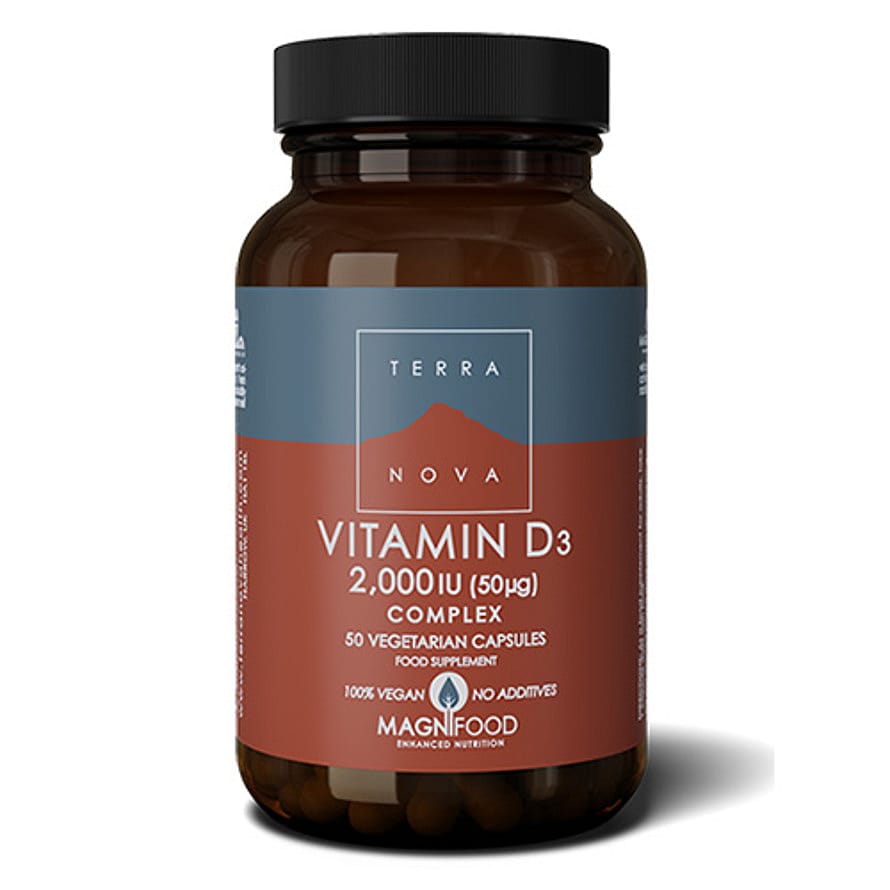 Terranova Vitamin D3 2000 IU 50 kaps.