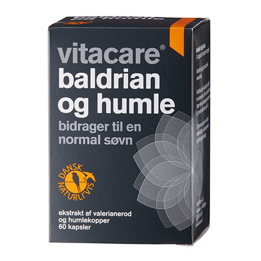 VitaCare Baldrian og Humle 60 kaps.