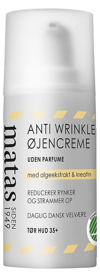 Matas Striber Anti Wrinkle Øjencreme til Tør Hud Uden Parfume 15 ml
