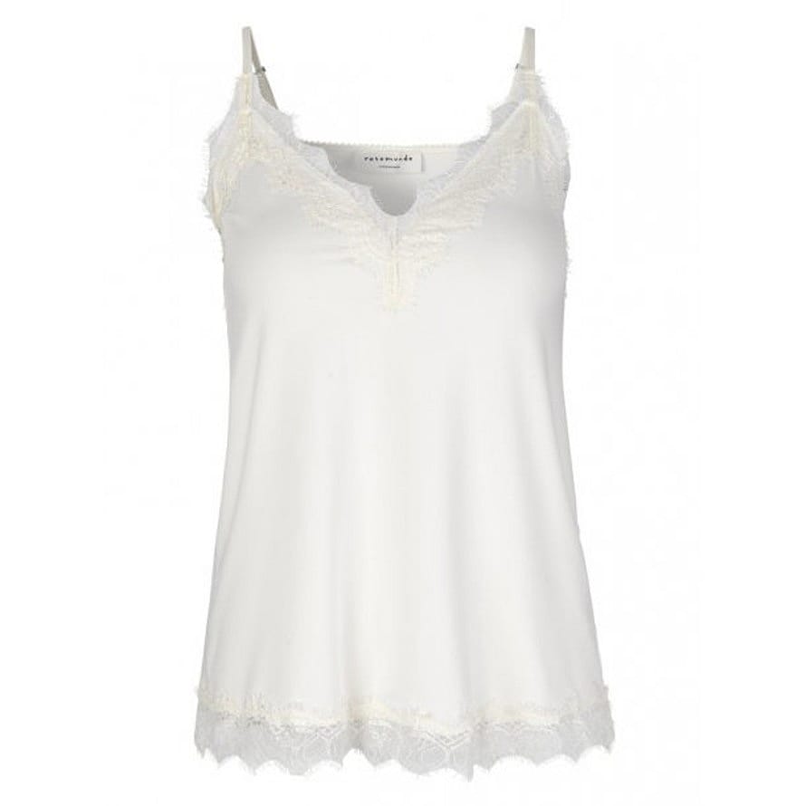 Rosemunde Strop Top Ivory 34