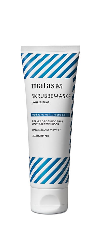 Matas Striber Skrubbemaske til Alle Hudtyper Uden Parfume 80 g