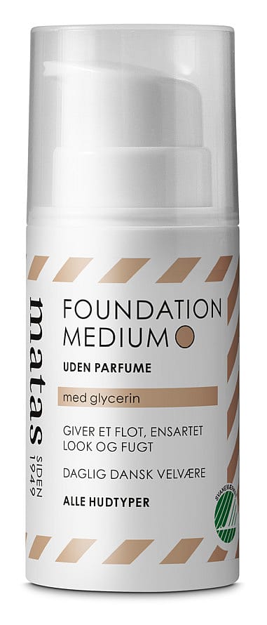 Matas Striber Foundation til Alle Hudtyper Uden Parfume Medium
